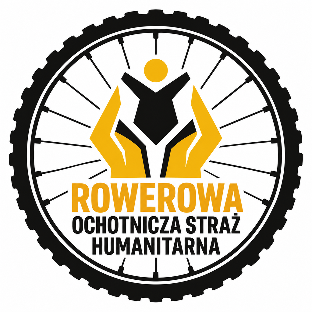 Logotyp Rowerowej Ochotniczej Straży Humanitarnej ROSH